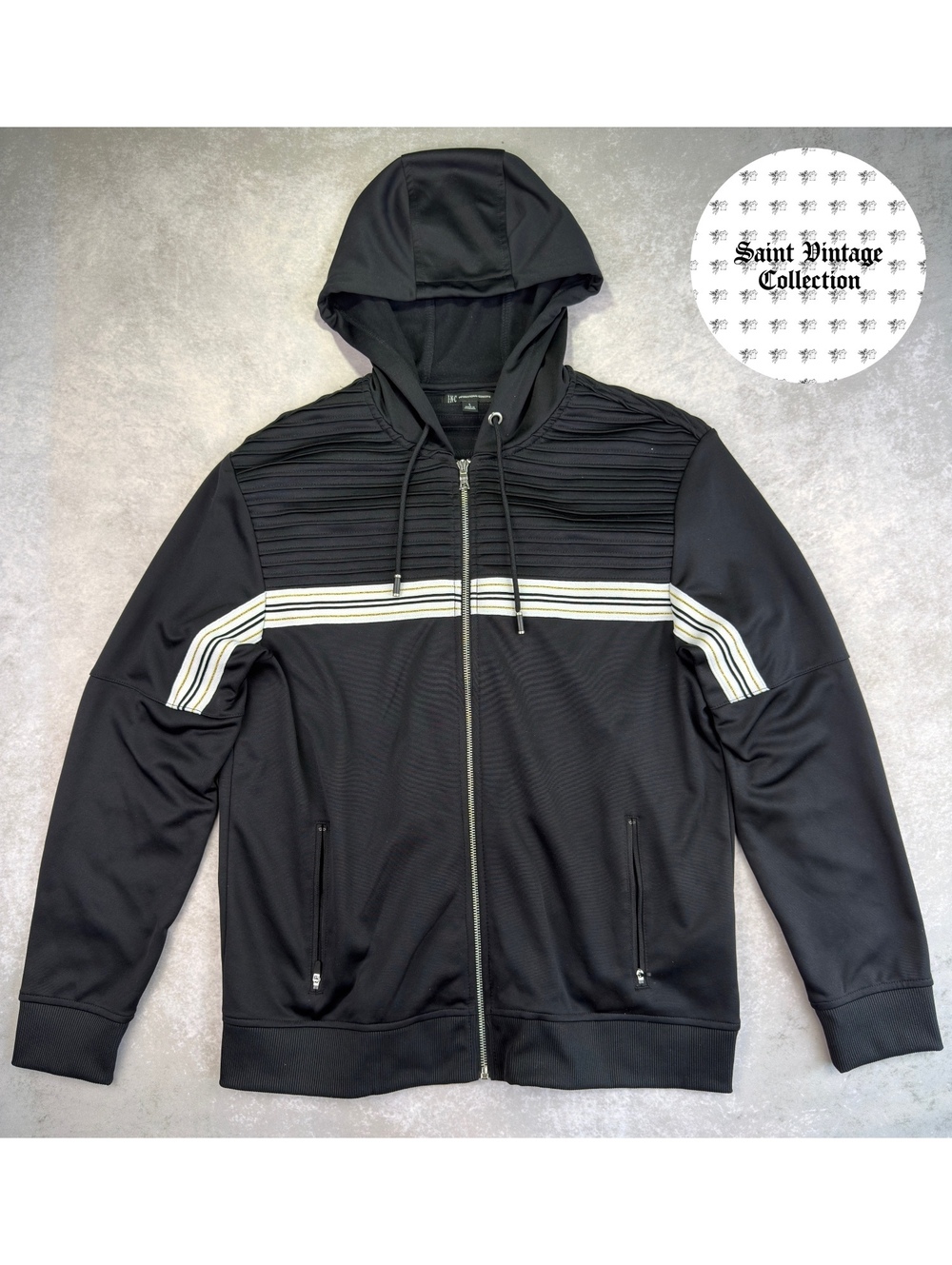 INC International Concepts Large Black Hoodie